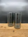 16 oz Double-Wall Gray Glass (Set of 2)